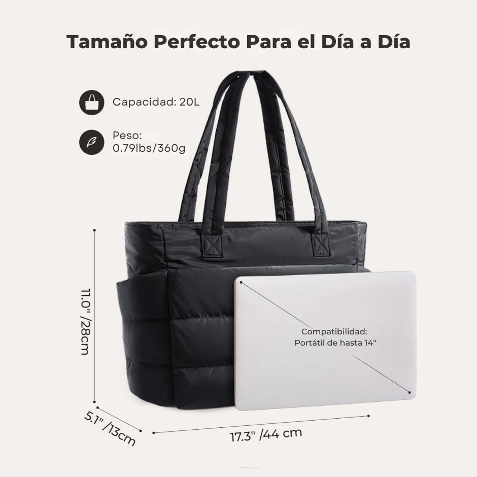 Bolso Tote Puffer